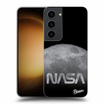 Picasee silikónový čierny obal pre Samsung Galaxy S23 5G - Moon Cut