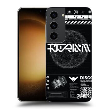 Picasee silikónový prehľadný obal pre Samsung Galaxy S23 5G - BLACK DISCO