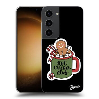 Picasee silikónový čierny obal pre Samsung Galaxy S23 5G - Hot Cocoa Club