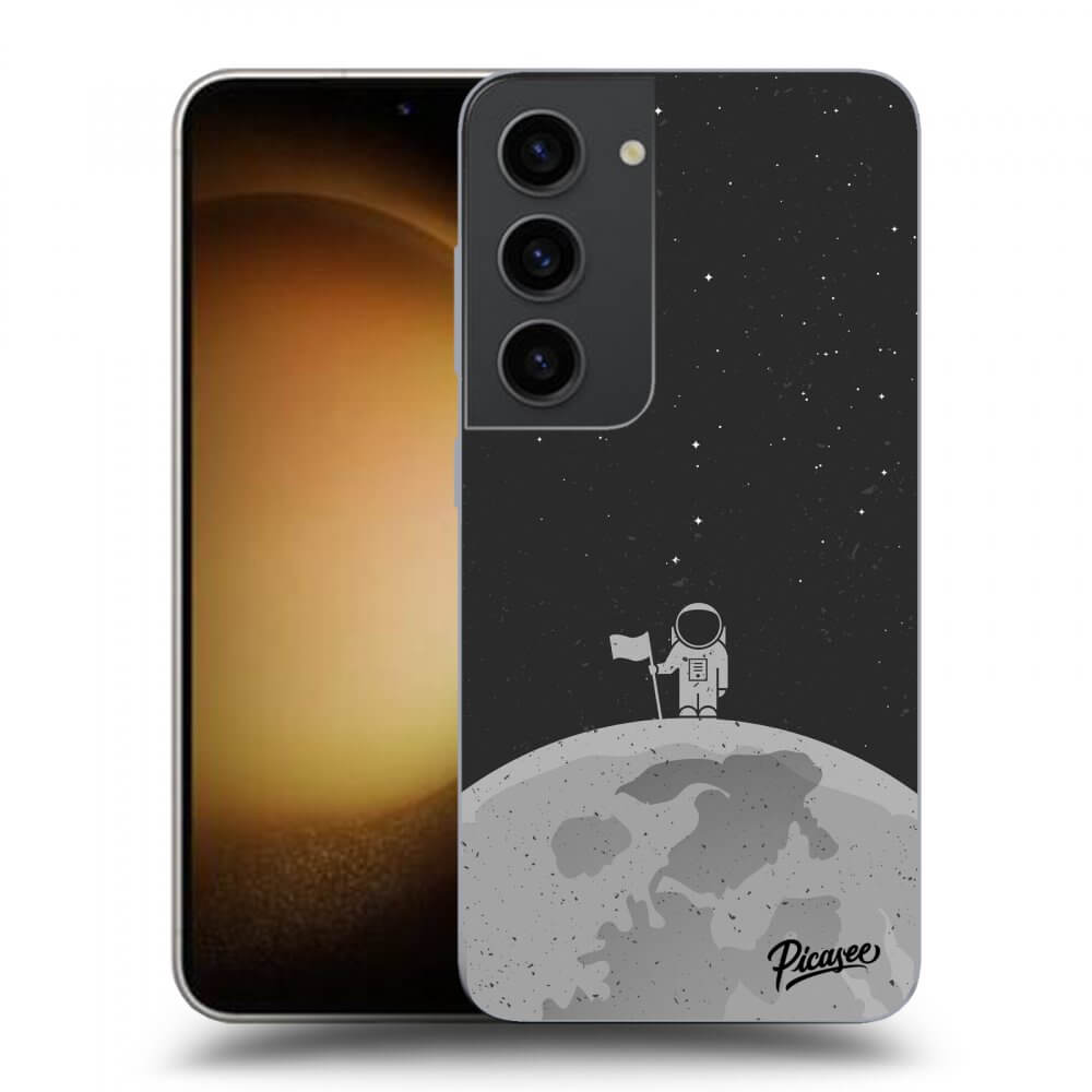Picasee silikónový prehľadný obal pre Samsung Galaxy S23 5G - Astronaut