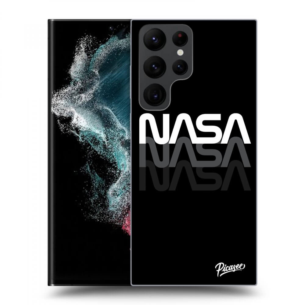 Picasee silikónový prehľadný obal pre Samsung Galaxy S23 Ultra 5G - NASA Triple