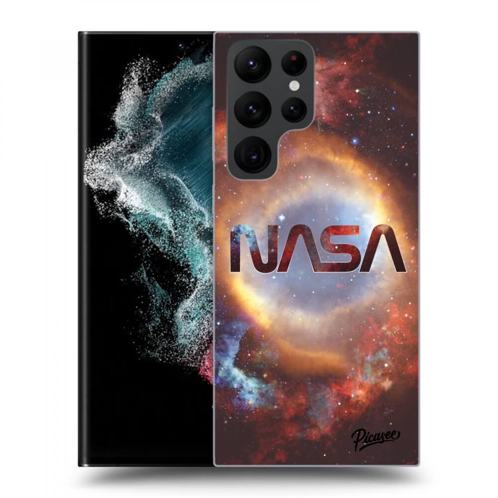 Picasee silikónový čierny obal pre Samsung Galaxy S23 Ultra 5G - Nebula