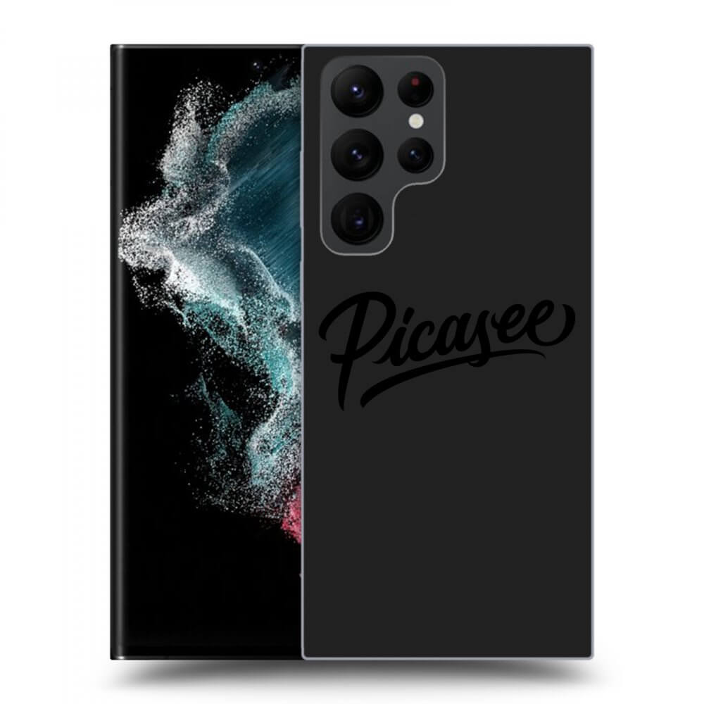 Picasee silikónový čierny obal pre Samsung Galaxy S23 Ultra 5G - Picasee - black
