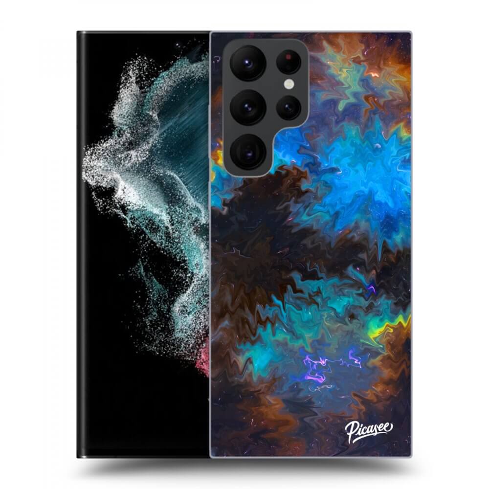 Picasee silikónový prehľadný obal pre Samsung Galaxy S23 Ultra 5G - Space