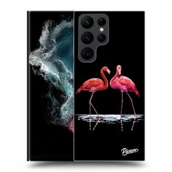 Picasee ULTIMATE CASE PowerShare pro Samsung Galaxy S23 Ultra 5G - Flamingos couple