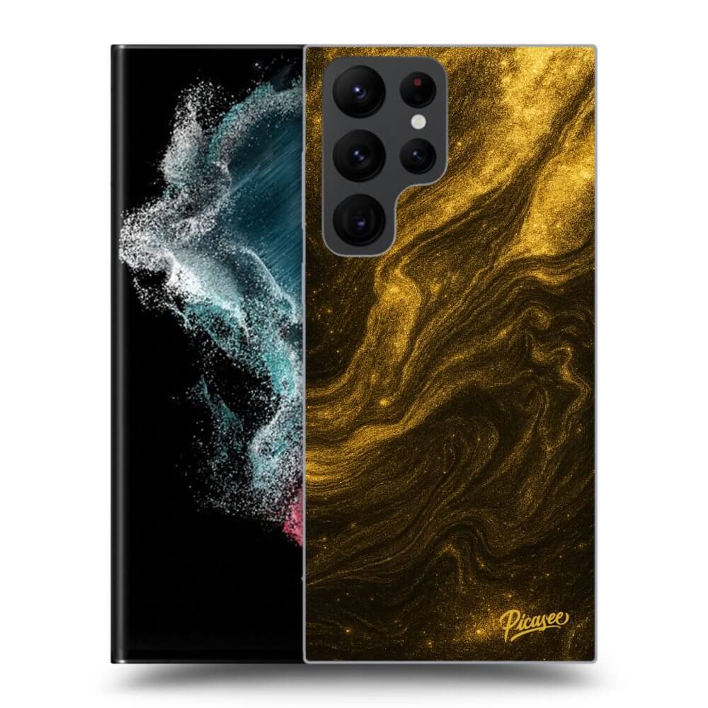 Picasee silikónový prehľadný obal pre Samsung Galaxy S23 Ultra 5G - Black