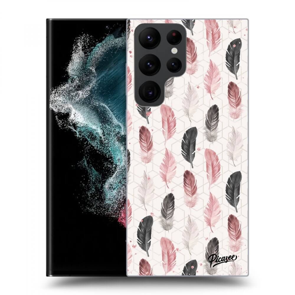 Picasee silikónový prehľadný obal pre Samsung Galaxy S23 Ultra 5G - Pírka 2