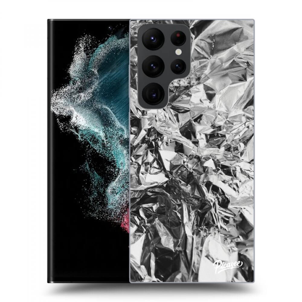 Picasee silikónový prehľadný obal pre Samsung Galaxy S23 Ultra 5G - Chrome