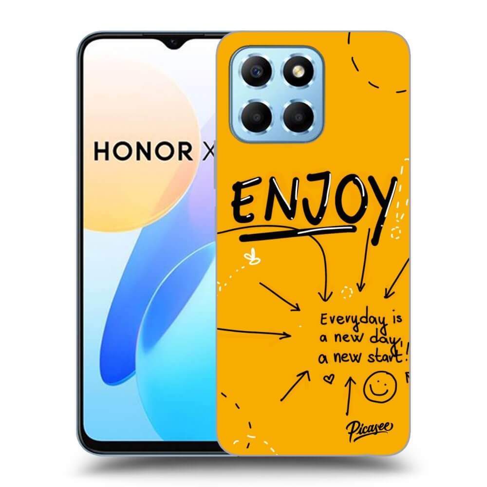 Picasee silikónový prehľadný obal pre Honor X8 5G - Enjoy