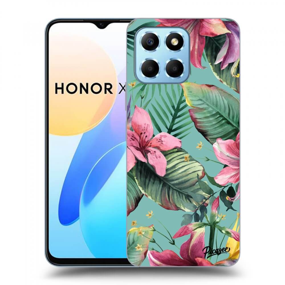 Picasee silikónový prehľadný obal pre Honor X8 5G - Hawaii
