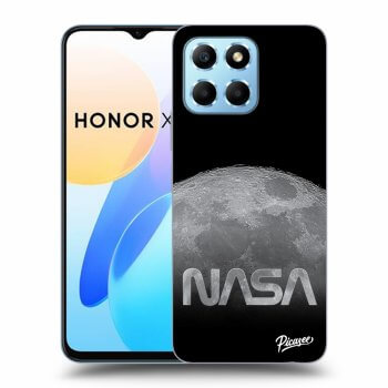 Picasee silikónový čierny obal pre Honor X8 5G - Moon Cut
