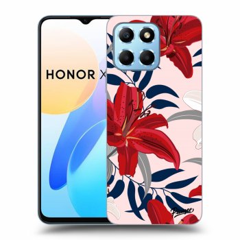 Obal pre Honor X8 5G - Red Lily