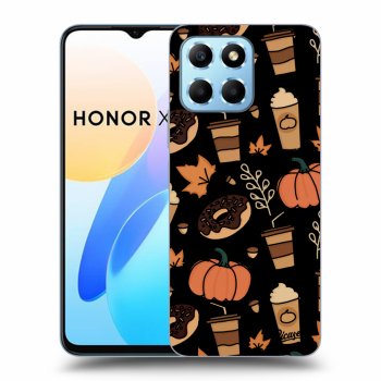 Picasee silikónový čierny obal pre Honor X8 5G - Fallovers