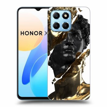 Picasee ULTIMATE CASE pro Honor X8 5G - Gold - Black