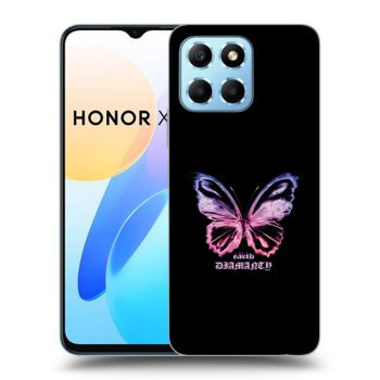 Obal pre Honor X8 5G - Diamanty Purple