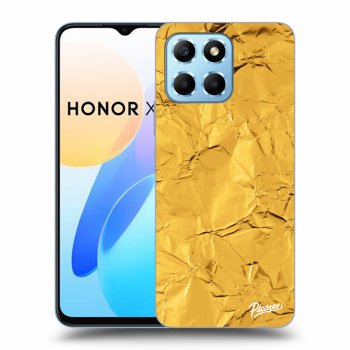 Picasee silikónový prehľadný obal pre Honor X8 5G - Gold