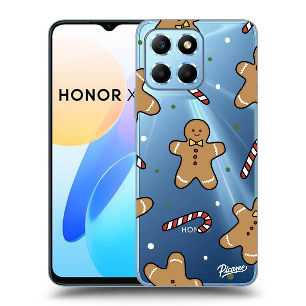 Picasee silikónový prehľadný obal pre Honor X6 - Gingerbread