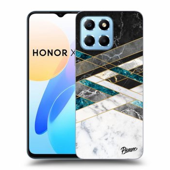 Picasee ULTIMATE CASE pro Honor X6 - Black & White geometry