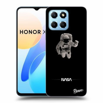 Picasee silikónový čierny obal pre Honor X6 - Astronaut Minimal