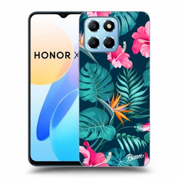 Picasee ULTIMATE CASE pro Honor X6 - Pink Monstera
