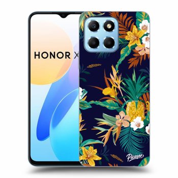 Picasee silikónový čierny obal pre Honor X6 - Pineapple Color