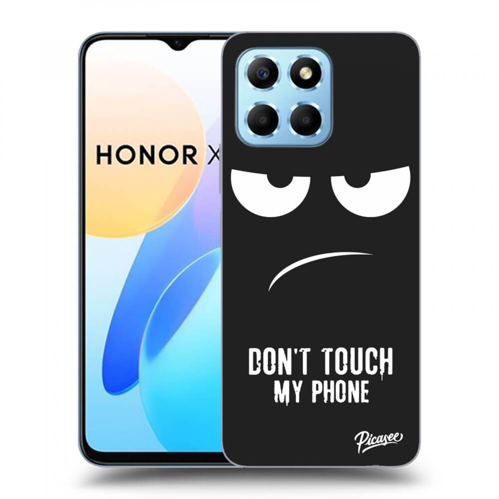 Picasee silikónový čierny obal pre Honor X6 - Don't Touch My Phone