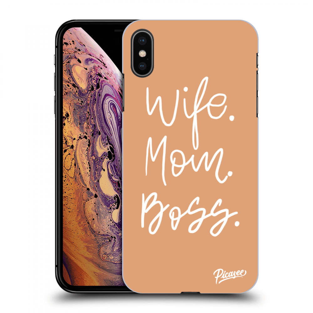 Picasee ULTIMATE CASE pro Apple iPhone XS Max - Boss Mama