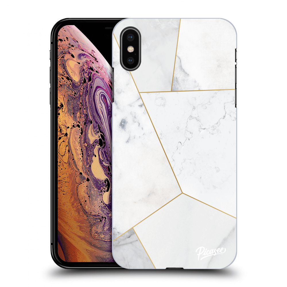 Picasee ULTIMATE CASE pro Apple iPhone XS Max - White tile
