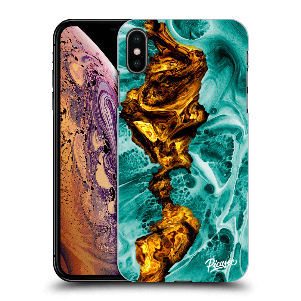 Picasee ULTIMATE CASE pro Apple iPhone XS Max - Goldsky