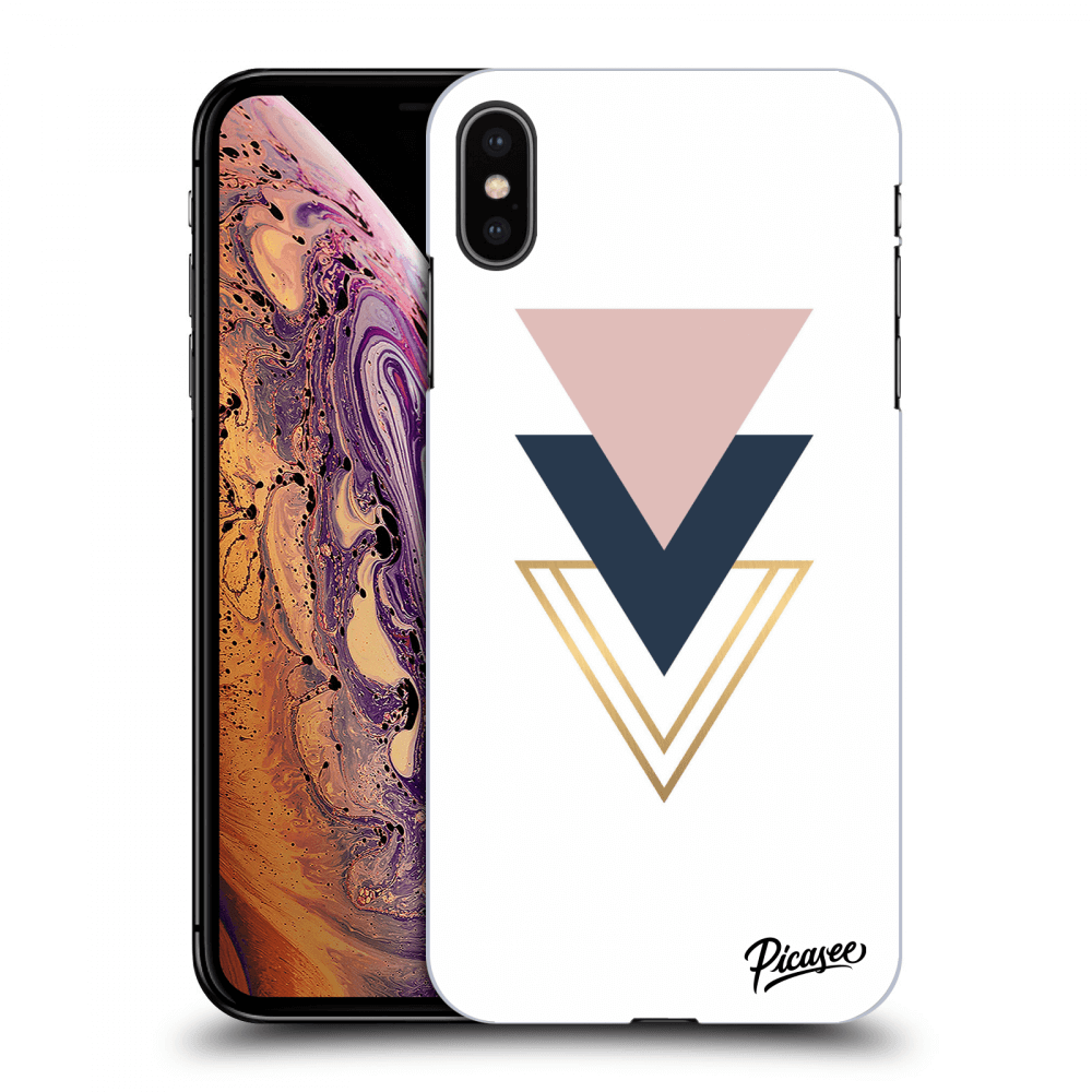 Picasee ULTIMATE CASE pro Apple iPhone XS Max - Triangles