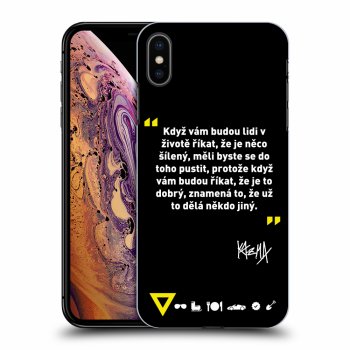 Obal pre Apple iPhone XS Max - Kazma - MĚLI BYSTE SE DO TOHO PUSTIT