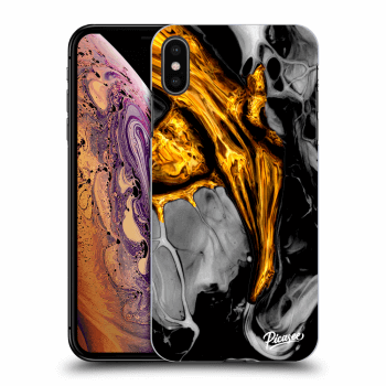 Obal pre Apple iPhone XS Max - Black Gold