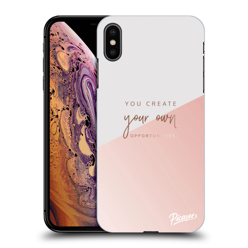 Picasee silikónový prehľadný obal pre Apple iPhone XS Max - You create your own opportunities