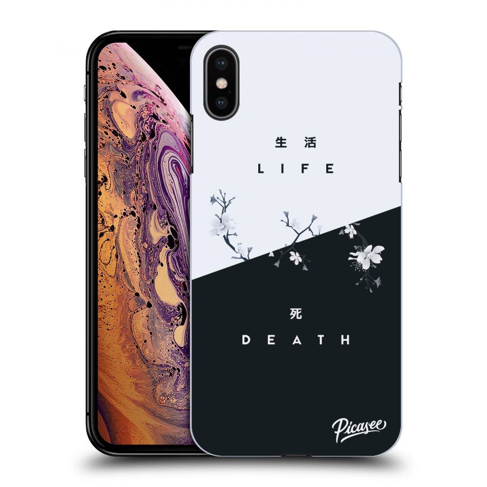 Picasee ULTIMATE CASE pro Apple iPhone XS Max - Life - Death