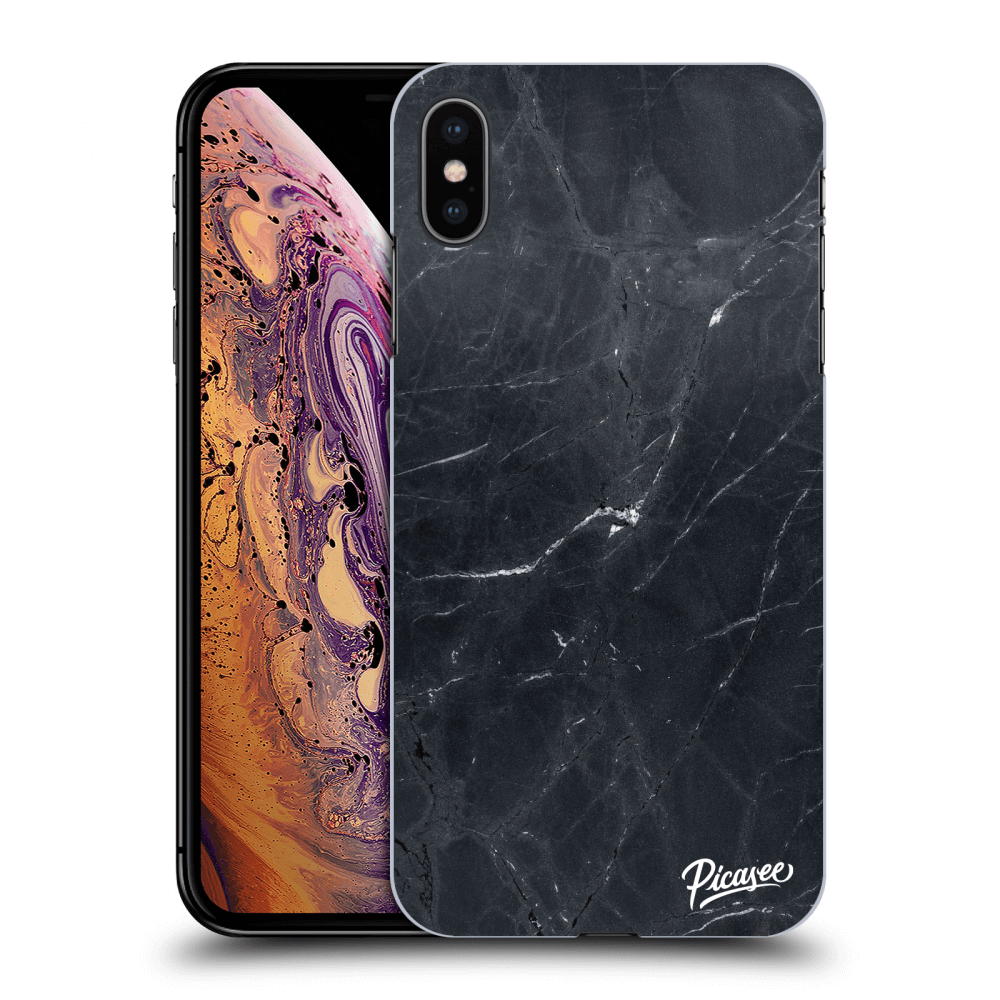 Picasee ULTIMATE CASE pro Apple iPhone XS Max - Black marble