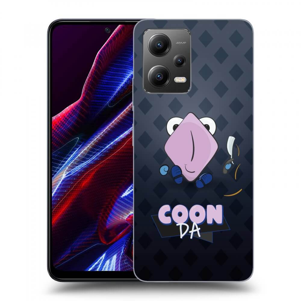 E-shop Silikónový prehľadný obal pre Xiaomi Poco X5 - COONDA holátko - tmavá