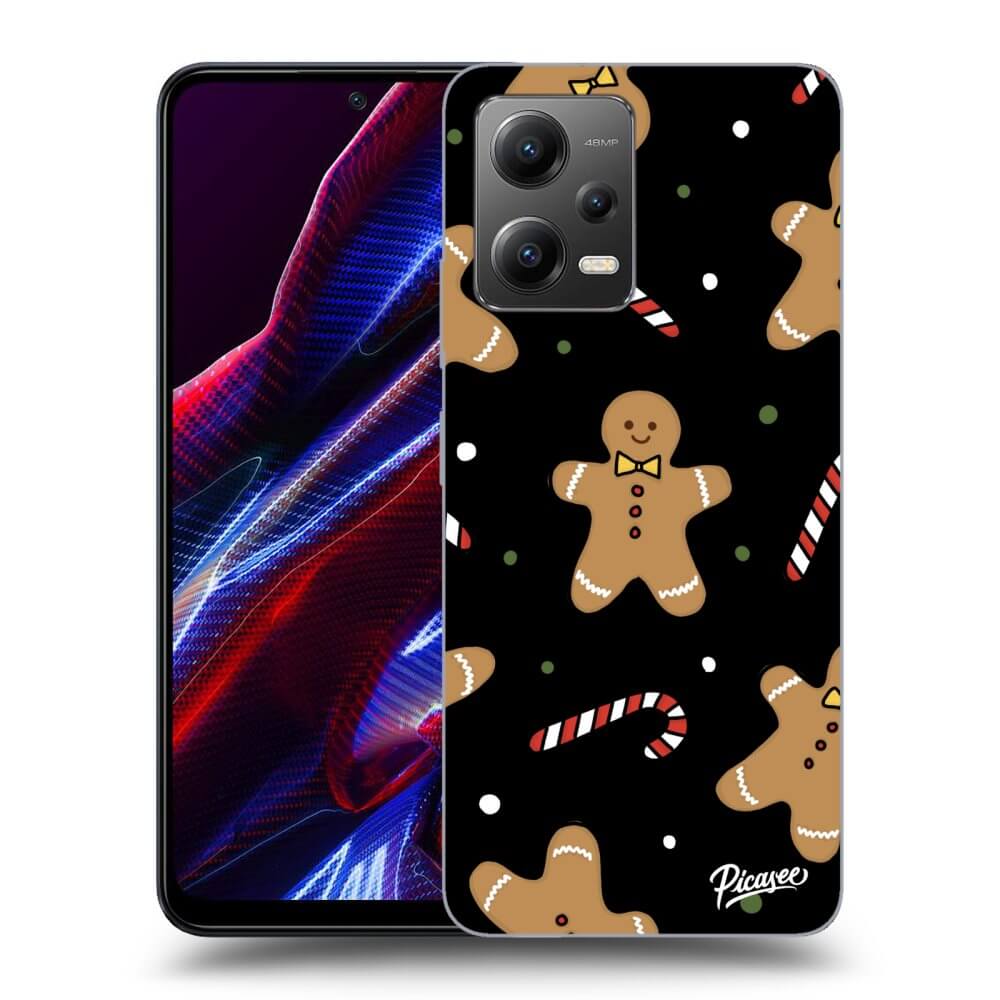 Picasee silikónový čierny obal pre Xiaomi Poco X5 - Gingerbread