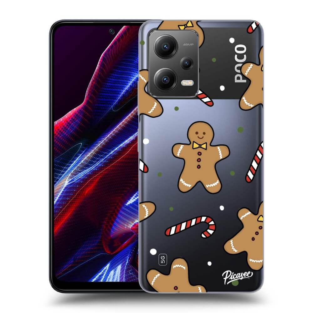 Picasee silikónový prehľadný obal pre Xiaomi Poco X5 - Gingerbread