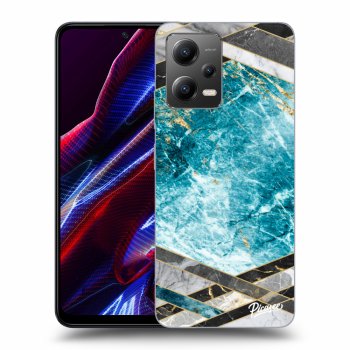 Obal pre Xiaomi Poco X5 - Blue geometry