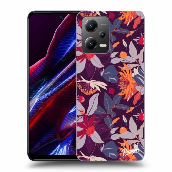 Obal pre Xiaomi Poco X5 - Purple Leaf