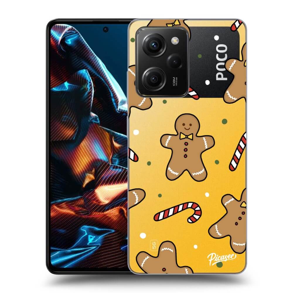 Picasee silikónový prehľadný obal pre Xiaomi Poco X5 Pro - Gingerbread