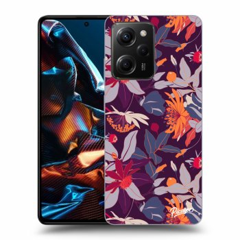 Obal pre Xiaomi Poco X5 Pro - Purple Leaf