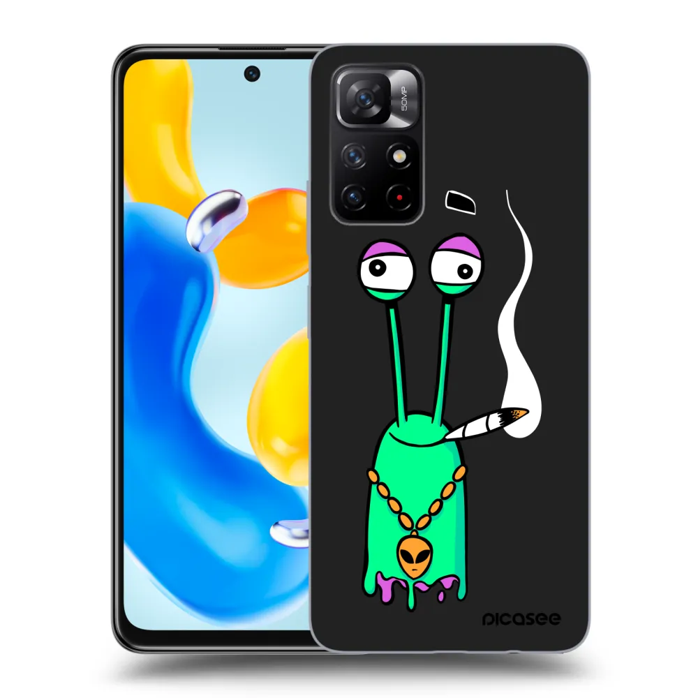 Picasee silikónový čierny obal pre Xiaomi Redmi Note 11S 5G - Earth - Sám doma