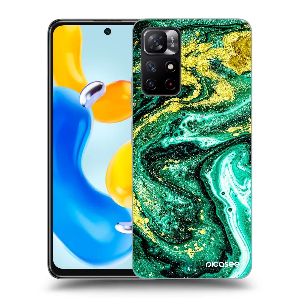 Picasee ULTIMATE CASE pro Xiaomi Redmi Note 11S 5G - Green Gold