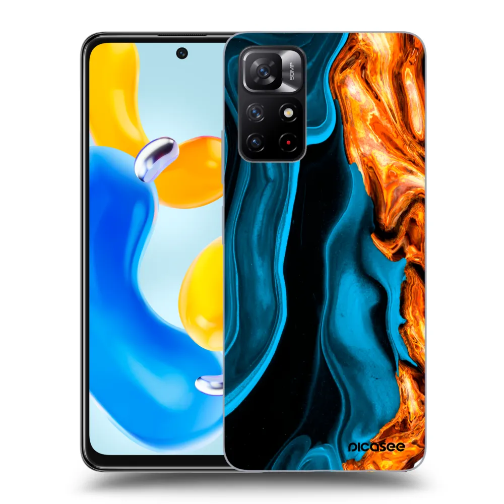 Picasee ULTIMATE CASE pro Xiaomi Redmi Note 11S 5G - Gold blue