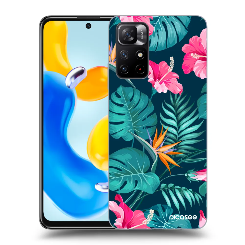 Picasee ULTIMATE CASE pro Xiaomi Redmi Note 11S 5G - Pink Monstera