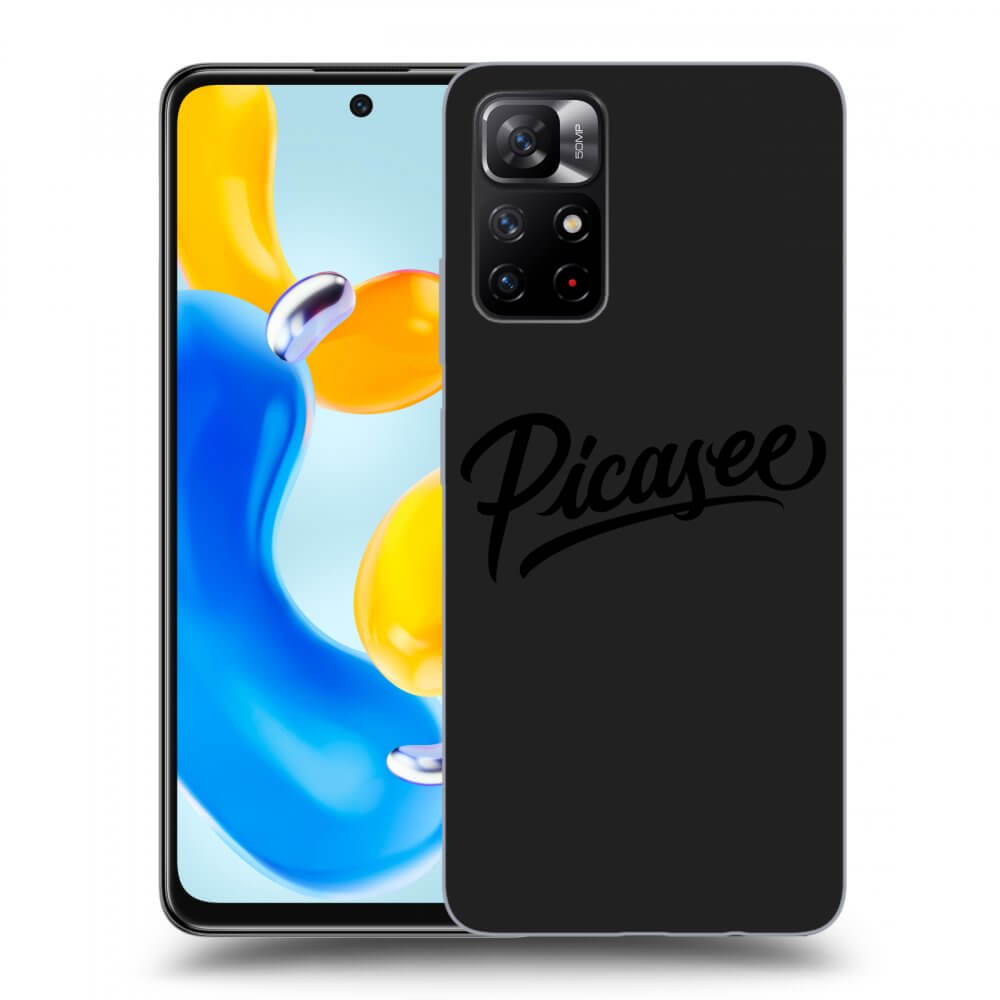 Picasee silikónový čierny obal pre Xiaomi Redmi Note 11S 5G - Picasee - old logo - black