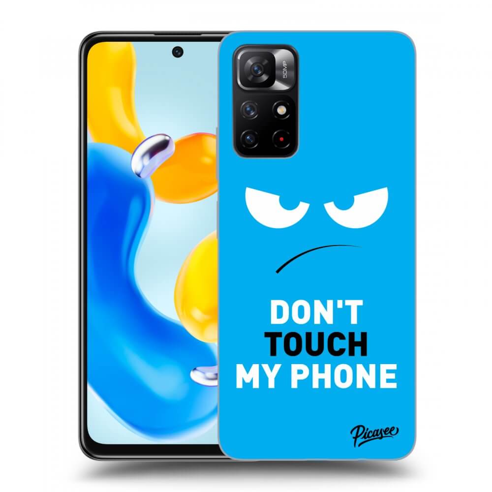 Picasee ULTIMATE CASE pro Xiaomi Redmi Note 11S 5G - Angry Eyes - Blue