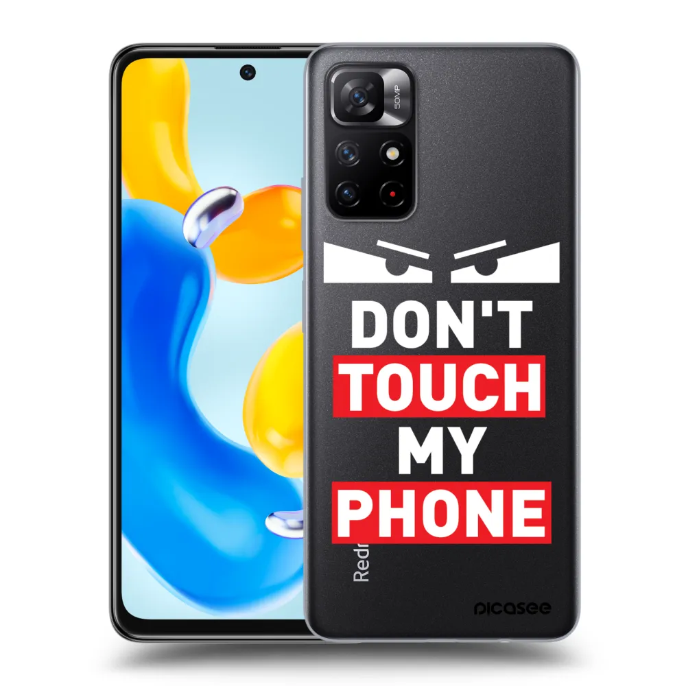 Picasee silikónový prehľadný obal pre Xiaomi Redmi Note 11S 5G - Shadow Eye - Transparent