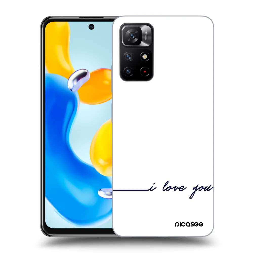 Picasee ULTIMATE CASE pro Xiaomi Redmi Note 11S 5G - Milujem ťa
